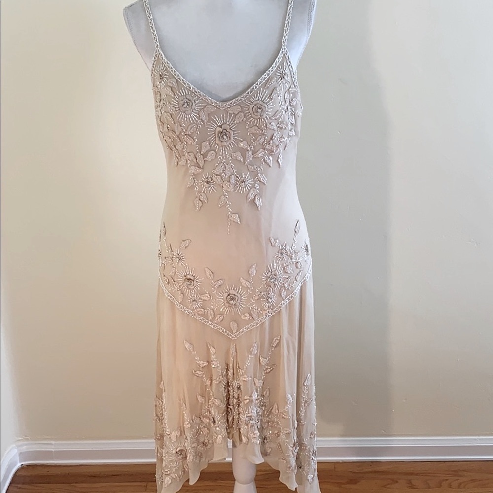 Sue Wong Nocturne beaded Ivory Dress